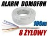 PRZEWÓD ALARMOWY DOMOFONOWY YTDY 8X0,5 - 100M; 5631K